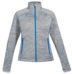 North End Sport Red Ladies' Flux Mélange Bonded Fleece Jacket