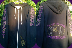 Unisex Full-Zip Hooded Sweatshirt-iega