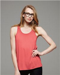 Ladie's Flowy Racerback Tank-thunder