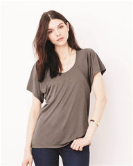 Women's Flowy Raglan Tee-S