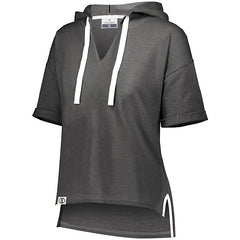 Ladies Sophomore Short Sleeve Hoodie-Edison