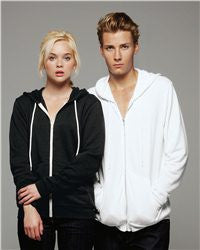 Unisex Full-Zip Hooded Sweatshirt-thunder