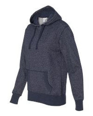 Ladies' Glitter French Terry Hooded Pullover-SAND