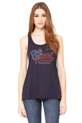 Women's Flowy Racerback Tank-bW