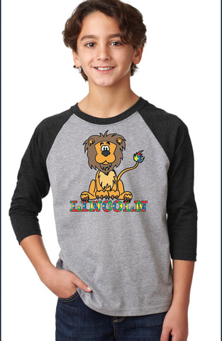 Youth CVC 3/4-Sleeve Raglan