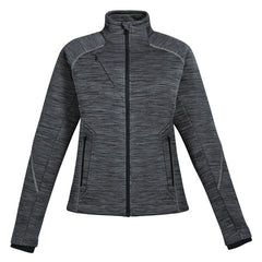 North End Sport Red Ladies' Flux Mélange Bonded Fleece Jacket