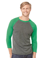 Unisex Triblend 3/4-Sleeve Raglan-EA
