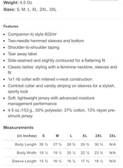 Ladies' TRI-BLEND Varsity V-Neck T-Shirt