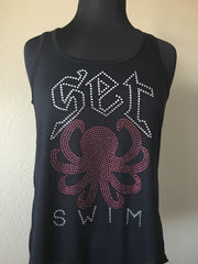 Womens Flowy Racerback Tank-SET