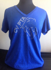 Women Slub Jersey V-Neck Short Sleeve-CvPTA