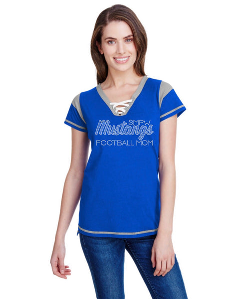 Ladies' Gameday Lace Up T-Shirt