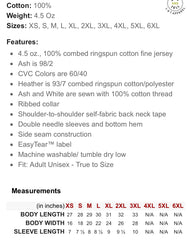 LAT - Adult  Fine Jersey Tee-TGT