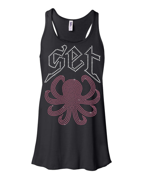 Womens Flowy Racerback Tank-SET