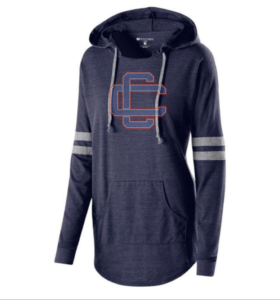 LADIES HOODED LOW KEY PULLOVER-cc