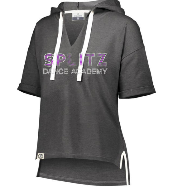 Ladies Sophomore Short Sleeve Hoodie-sp
