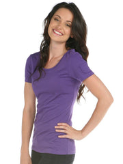 Junior Sheer Jersey Round Neck Short Sleeve With Sleeve Penny Pocket-SC