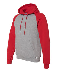 UNISEX Dri Power® Colorblock Raglan Hooded Pullover Sweatshirt-EJ