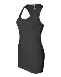 Ladies' 2×1 Rib Racerback Longer Length Tank