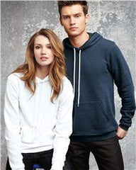 Unisex Poly/Cotton Hooded Pullover Sweatshirt-h