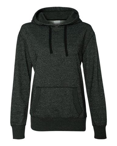 Women's Glitter French Terry Hooded Pullover-f
