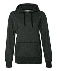 Women's Glitter French Terry Hooded Pullover-ehs