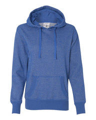 Women's Glitter French Terry Hooded Pullover-sc