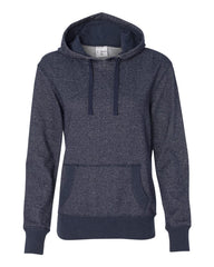 Women's Glitter French Terry Hooded Pullover-sc