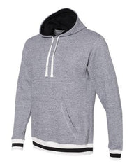 Peppered Fleece Lapover Hooded Pullover (Unisex)-SMPW