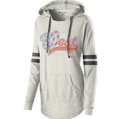 LADIES HOODED LOW KEY PULLOVER-bw