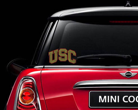 USC Rhinestone Car Decal