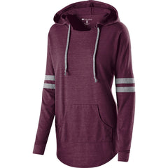 LADIES HOODED LOW KEY PULLOVER-smpw