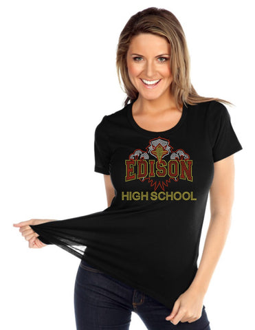 Womens & Juniors Jersey Crew Neck Short sleeve-ehs