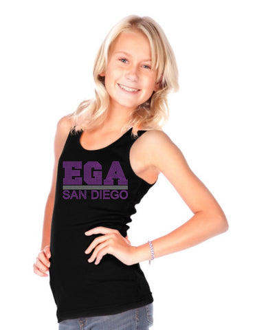 Girls 3-6x & 7-16 Beater Tunic Tank-EGA