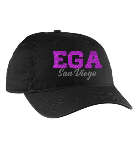 EGA Twill Glitter Vinyl Hat