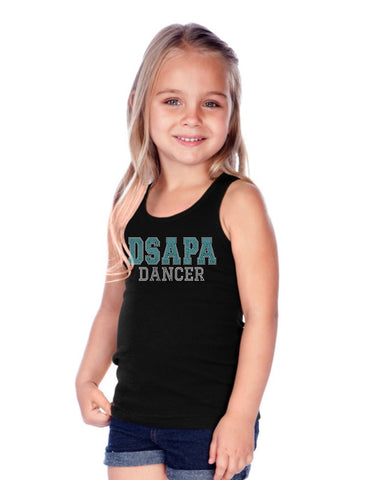 Girls 3-6X Beater Rib Tunic Tank