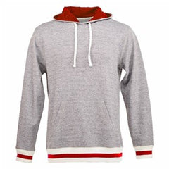 Peppered Fleece Lapover Hooded Pullover (Unisex)-SMPW
