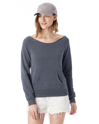 Ladies Maniac Eco-Fleece slouchy Sweatshirt-KNIGHTS