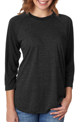 Unisex Triblend 3/4-Sleeve Raglan-SD