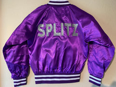 Girls Satin Dance Bomber Jacket