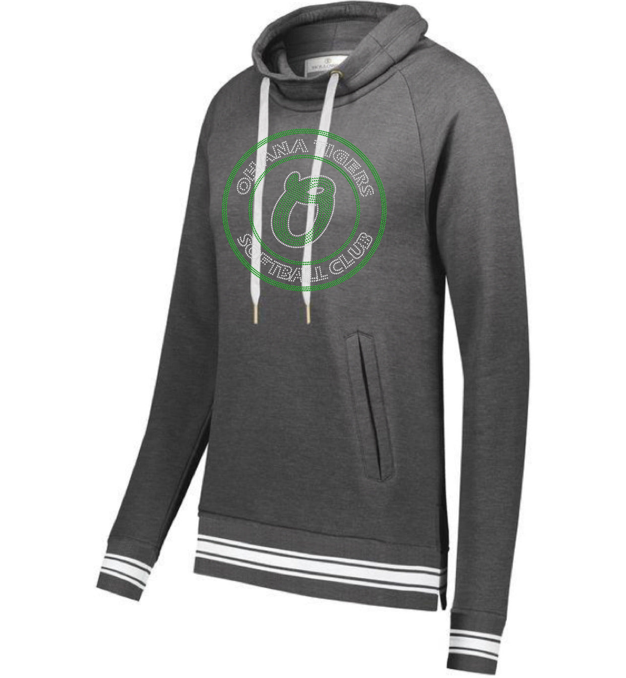 Copy of LADIES IVY LEAGUE FUNNEL NECK PULLOVER