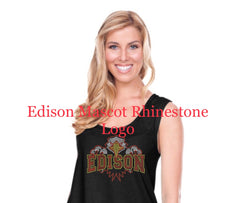 Ladies Sophomore Short Sleeve Hoodie-Edison