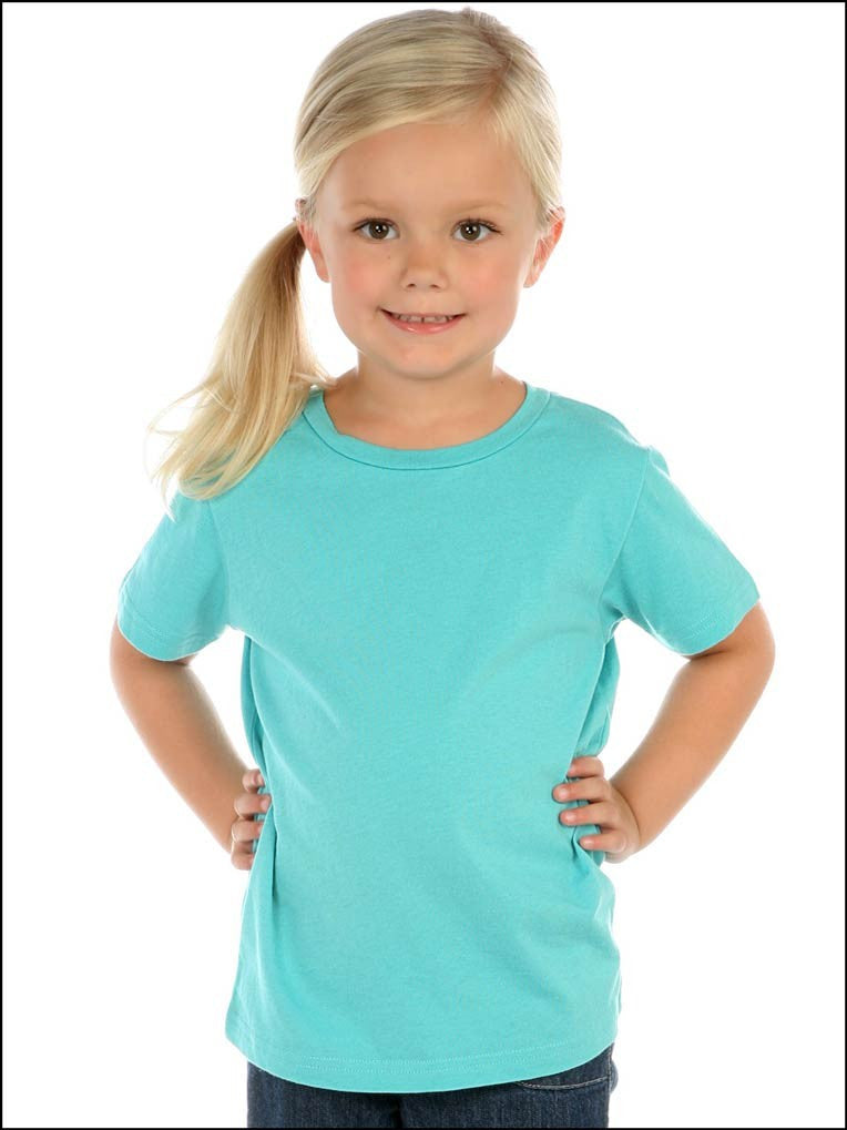 Toddlers Crew Neck Short Sleeve Tee Jersey