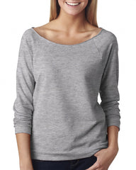 NL Ladies' French Terry 3/4-Sleeve Raglan-EBB