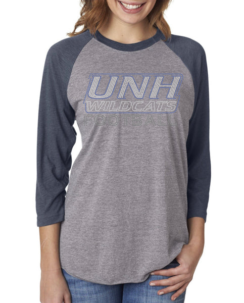 Unisex Triblend 3/4-Sleeve Raglan-unh