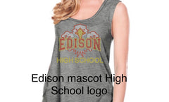 Women’s Preppy Patch Slub Long Sleeve T-Shirt-Edison