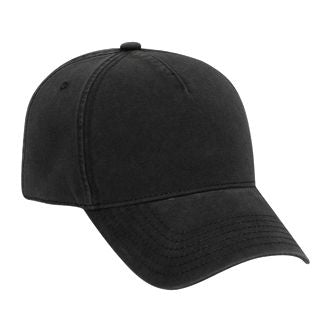 Garment Washed Superior Cotton Twill Five Panel Low Profile Dad Hat