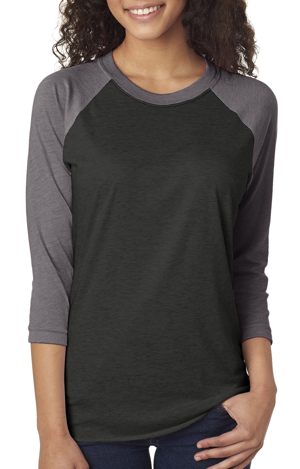 Unisex Triblend 3/4-Sleeve Raglan-EA