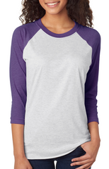 Unisex Triblend 3/4-Sleeve Raglan-SD