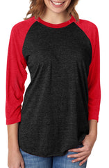 Unisex Triblend 3/4-Sleeve Raglan-EA